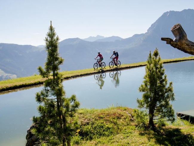 E-Biken und Mountainbiken in Wagrain © Wagrain-Kleinarl Tourismus